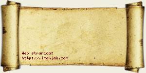 Hana Pavkov vizit kartica